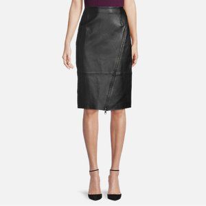 Hugo Boss Seresa Lamb Leather Skirt